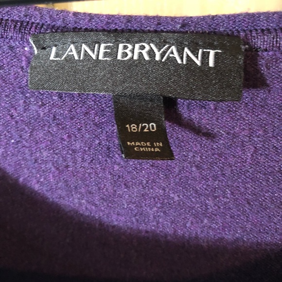 Purple grey strip sweater - Picture 2 of 3